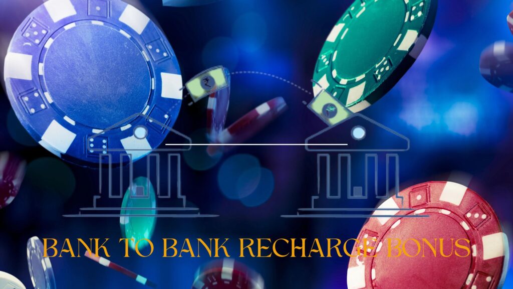 An image of Bank to bank recharge bonus with a casino chip for teen patti stars.