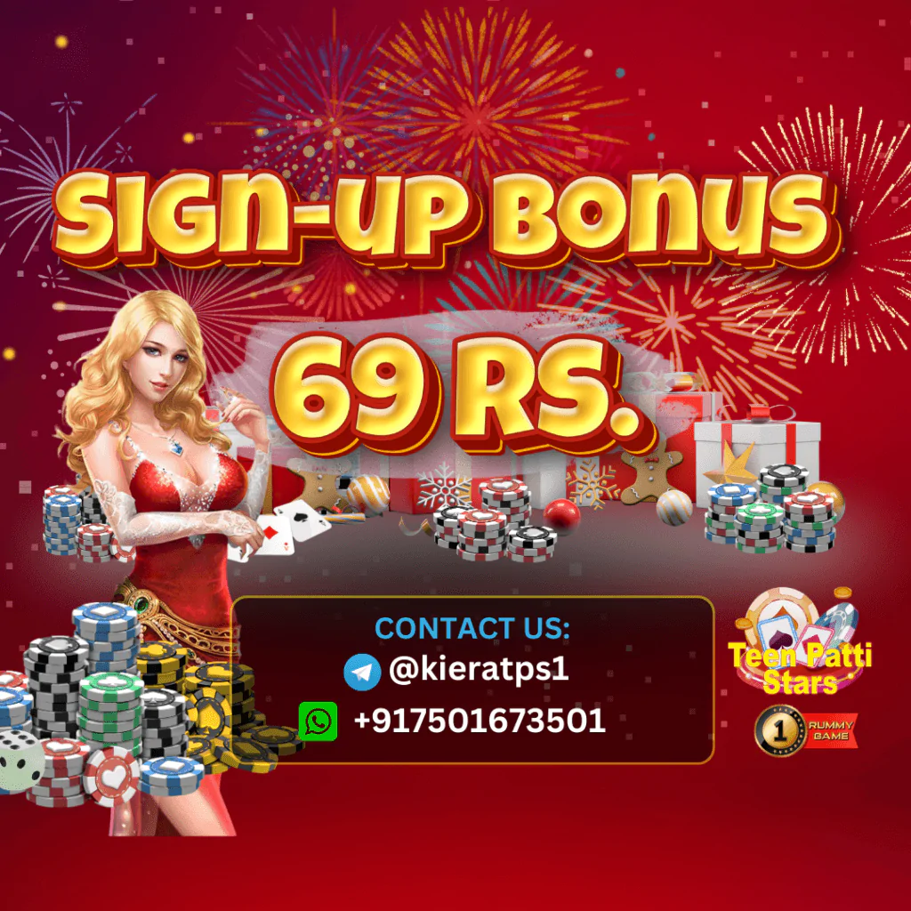 Get a random Teen Patti 40 Bonus or up to 1000 rupees upon signing up