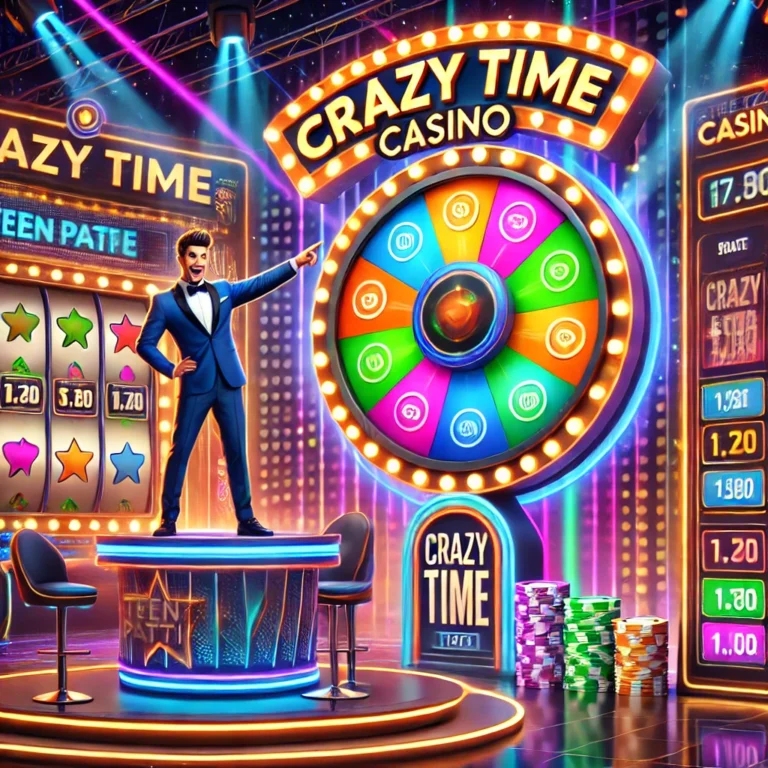 Crazy Time: Spin the Wheel of Fortune with Crazy Time: The Ultimate Casino Thrill!